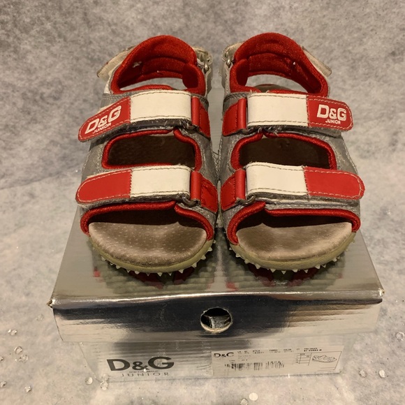 Dolce Gabbana Unisex Leather Sandals - Picture 5 of 6